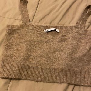 Zara cropped tank